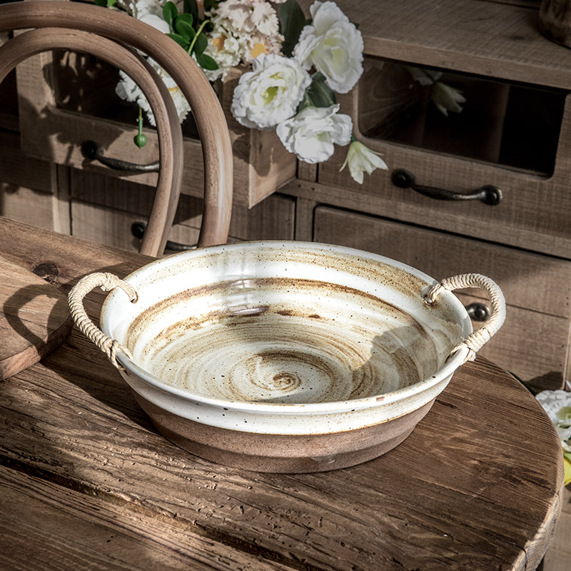 Steinzeug-Hanfseil, 22,9 cm, große Schale