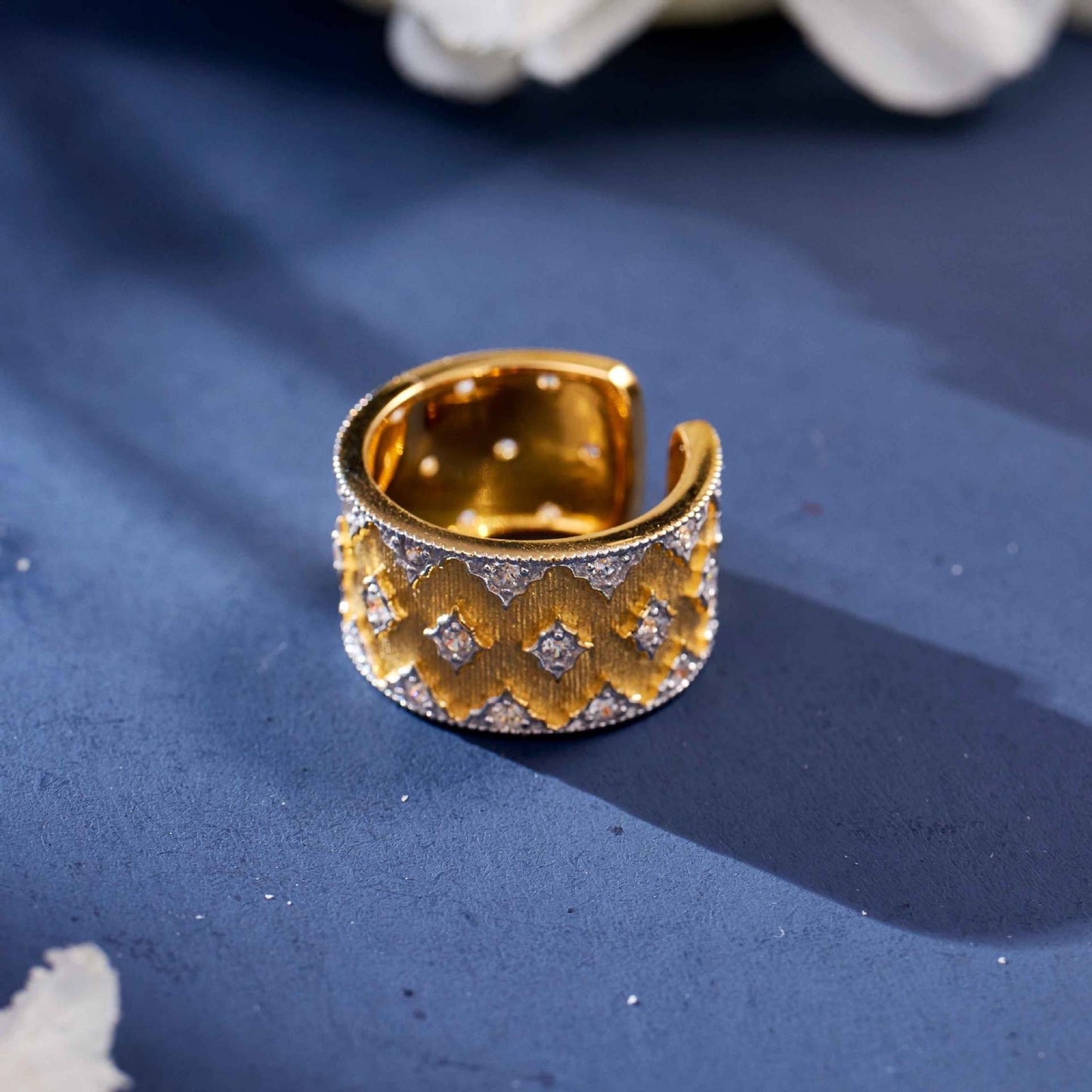 925 Silver European And American Star Ring