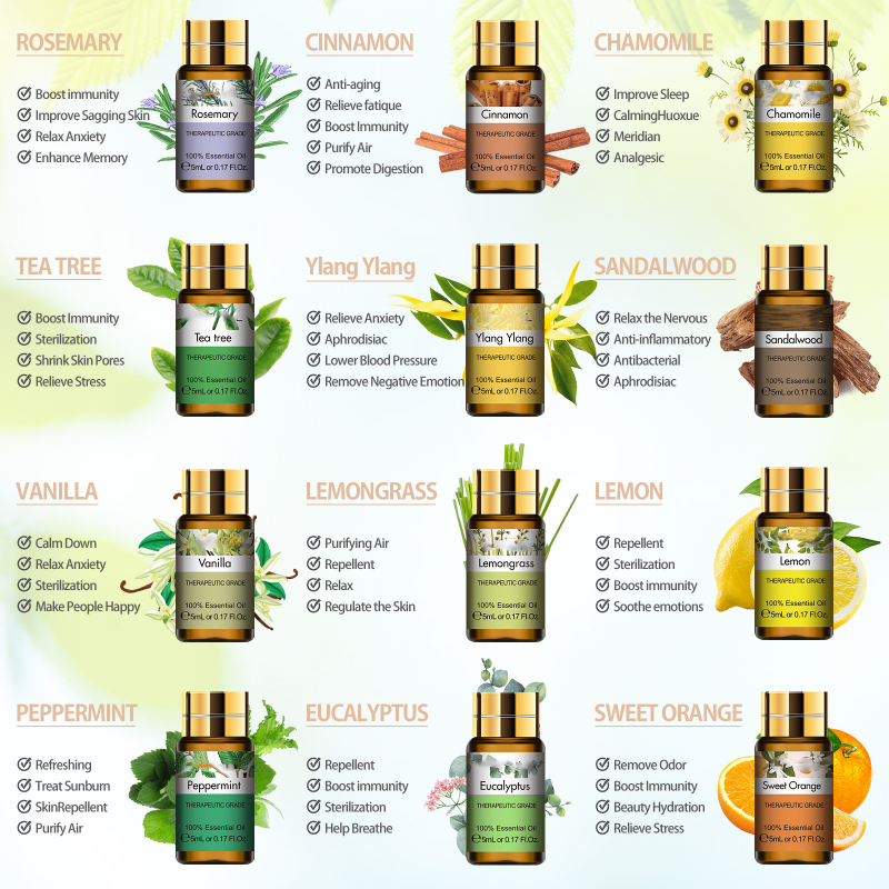 Pure Essential Oils 15pcs Gift Set
