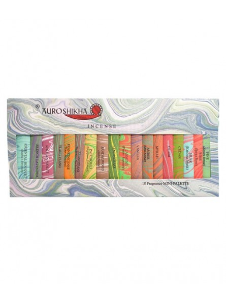 Auroshikha Mini-Incense 18 Fragrances