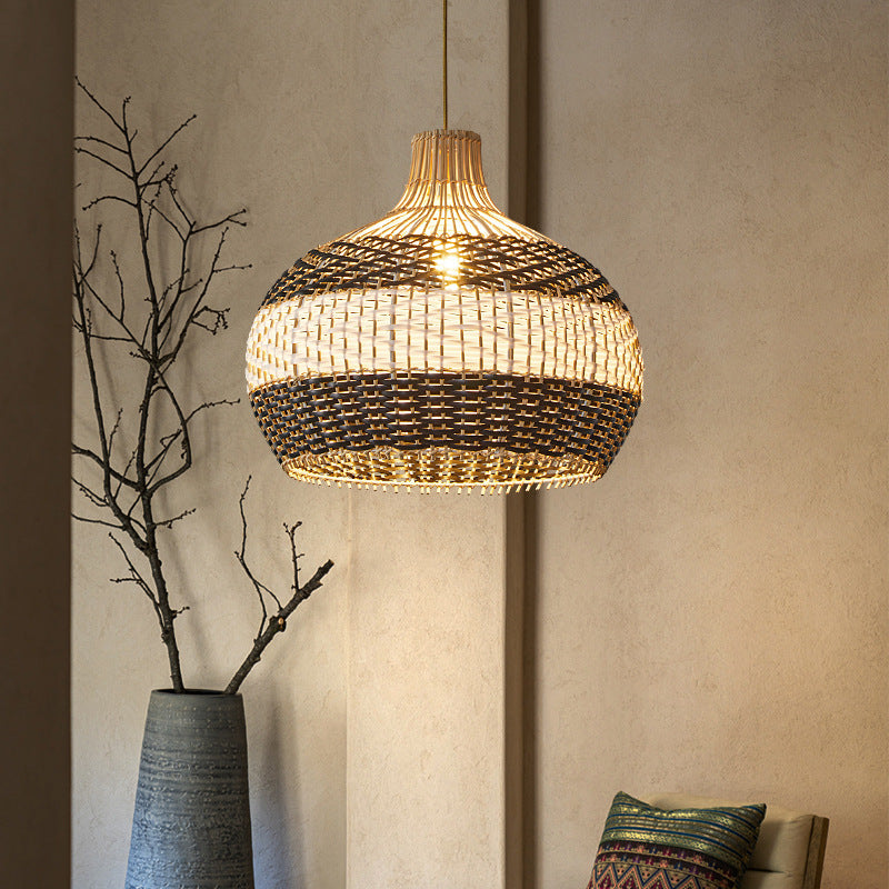 Nordic Creative Rattan Chandelier