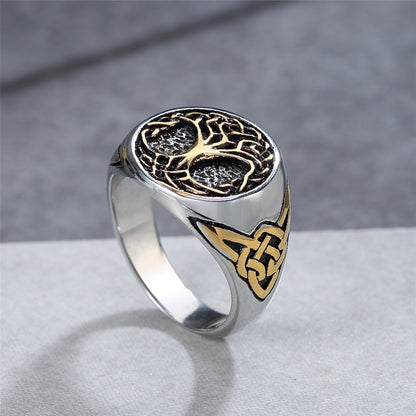 Viking Tree Of Life Men's Ring