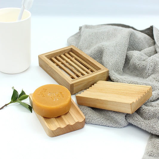 Boîte à savon porte-savon fait main en bambou