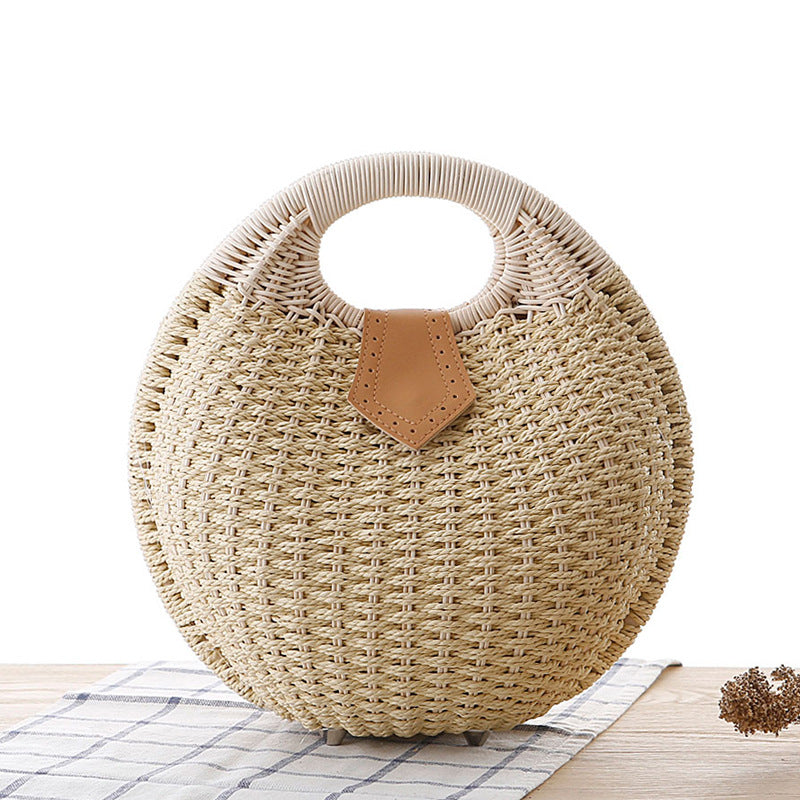 Rattan-Handtasche