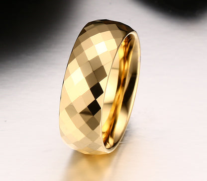 Tungsten Gold Ring For Men