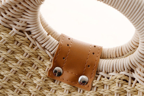 Rattan-Handtasche