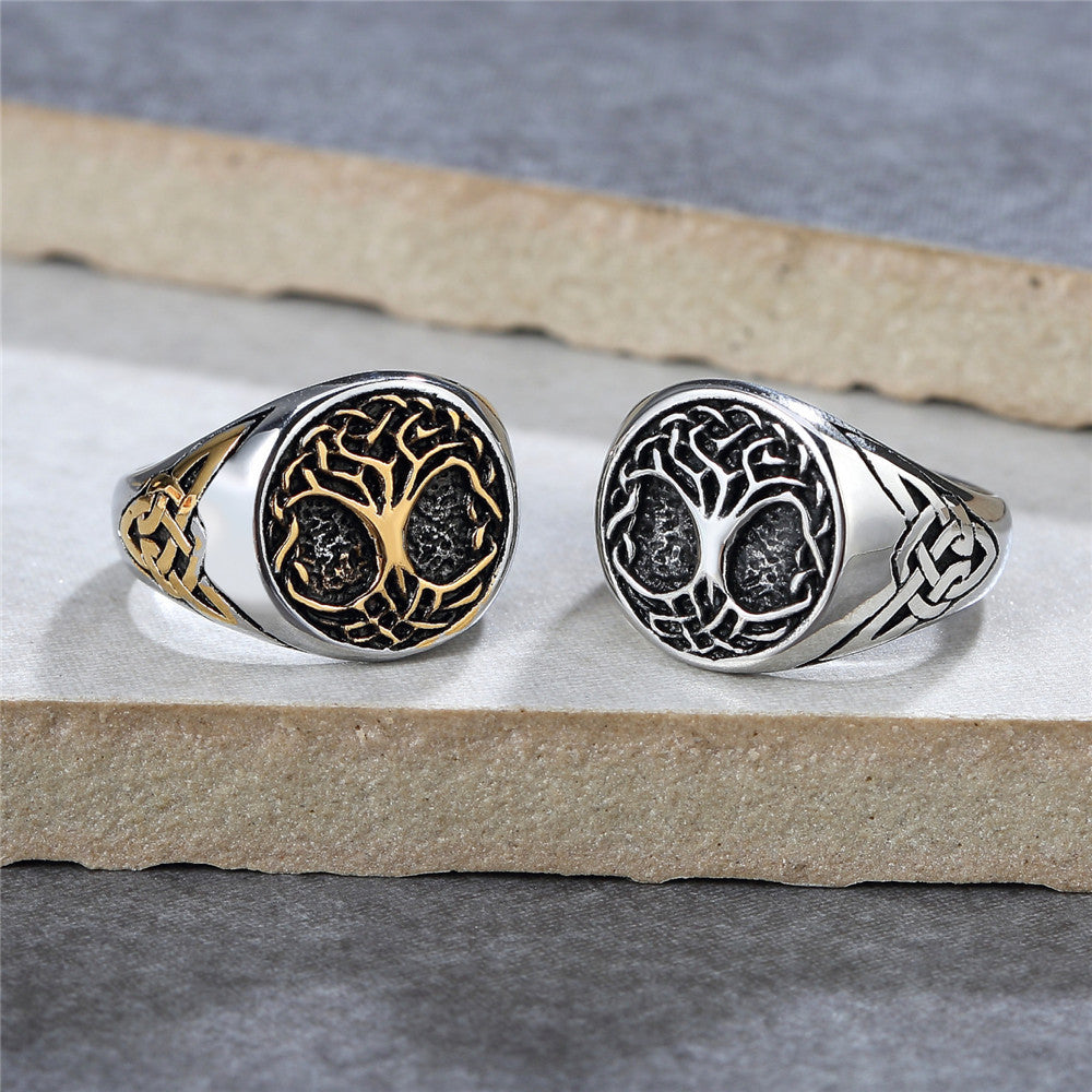 Viking Tree Of Life Men's Ring