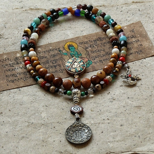 Tibetan Bodhi Prayer Beads Consecrated Rosary Bracelet