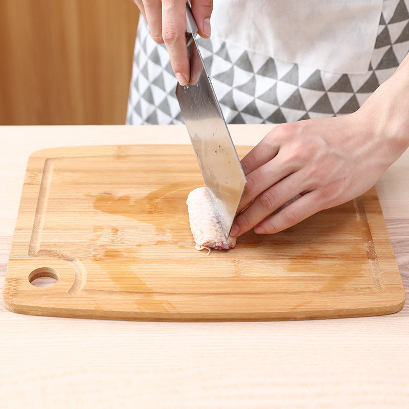 Ecological Bamboo Cutting Board With Holes