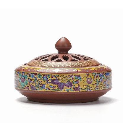 Ceramic Cloisonne Incense Burner