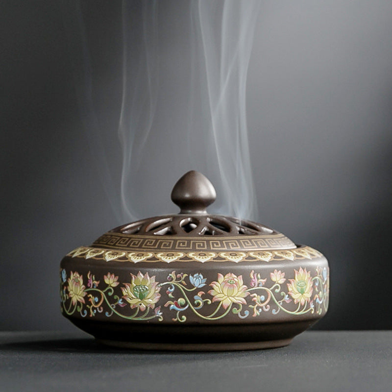 Ceramic Cloisonne Incense Burner