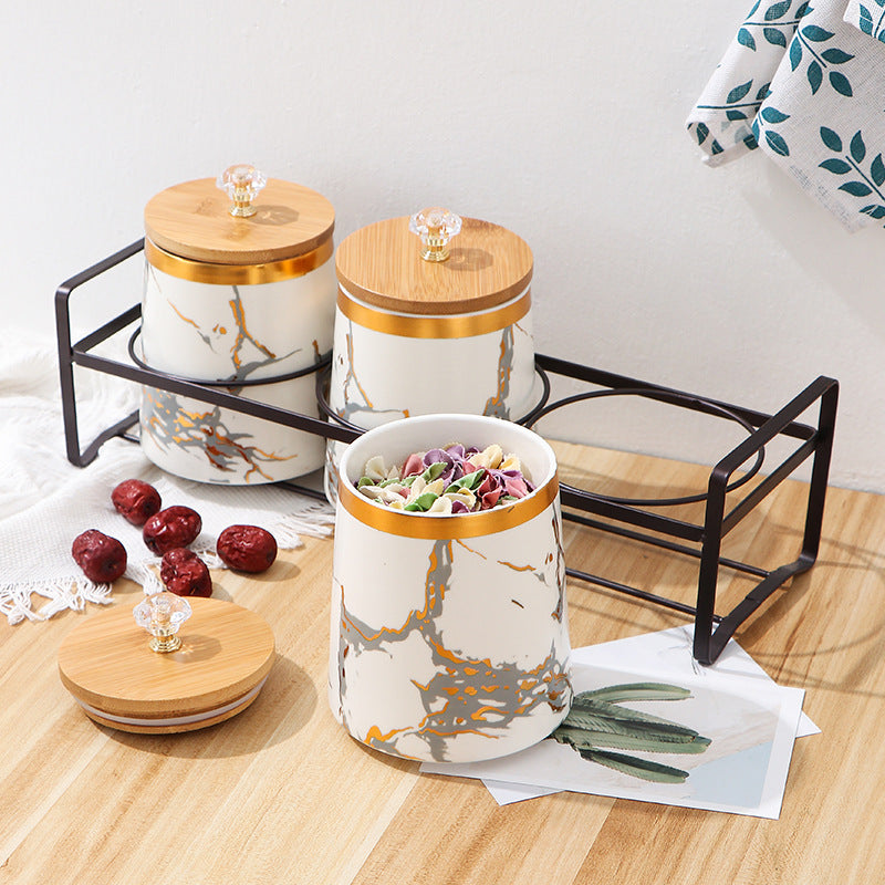 Nordic Ceramic Seasoning Jar