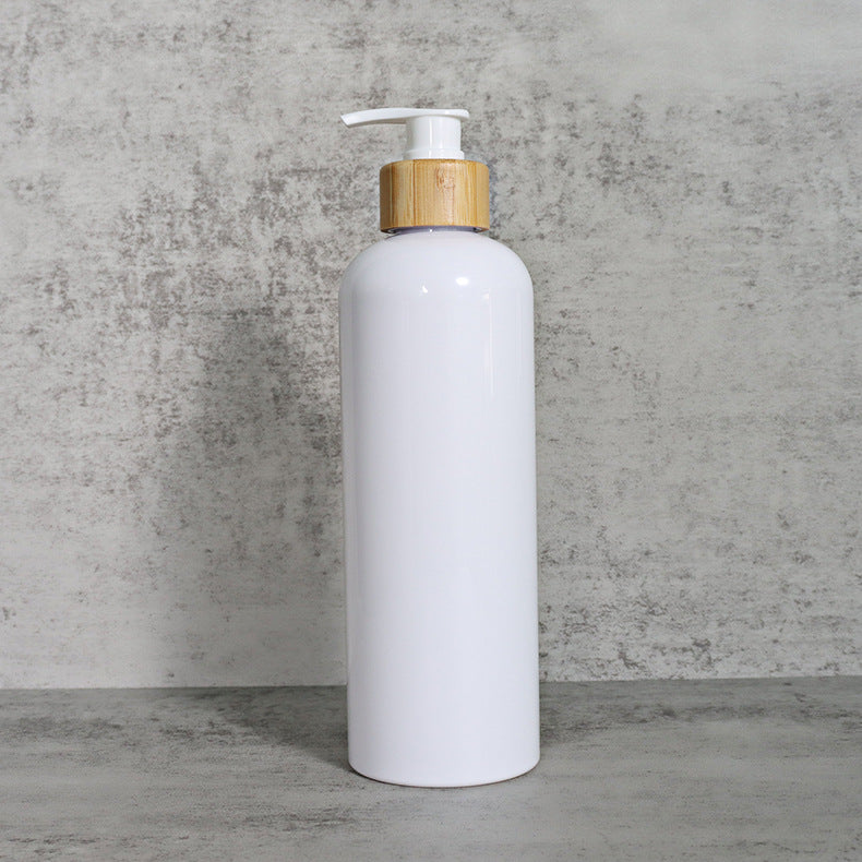 White Bamboo Pipe Round Shoulder Bottle