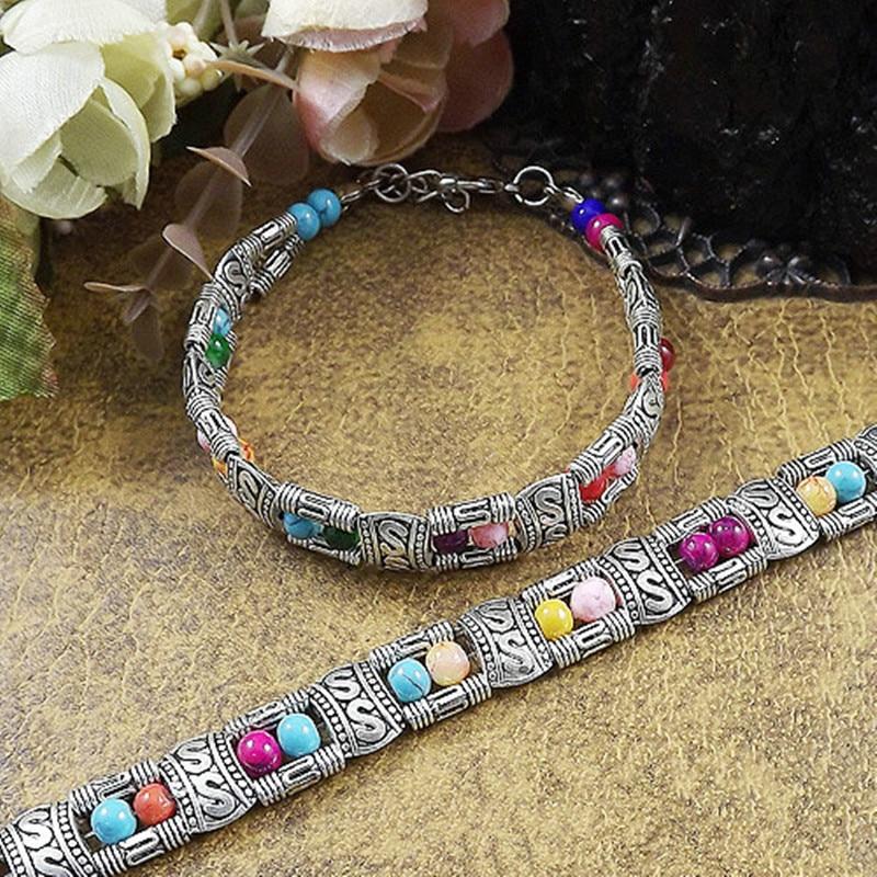 Tibetan Beads Bracelet