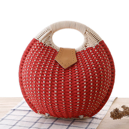 Rattan-Handtasche