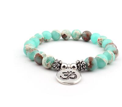 OM tibetisches Steinarmband