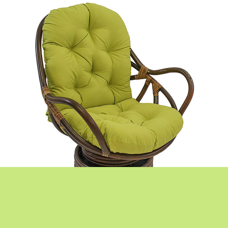 Swivel Rattan Chair Rainproof Polyester Seat Cushion