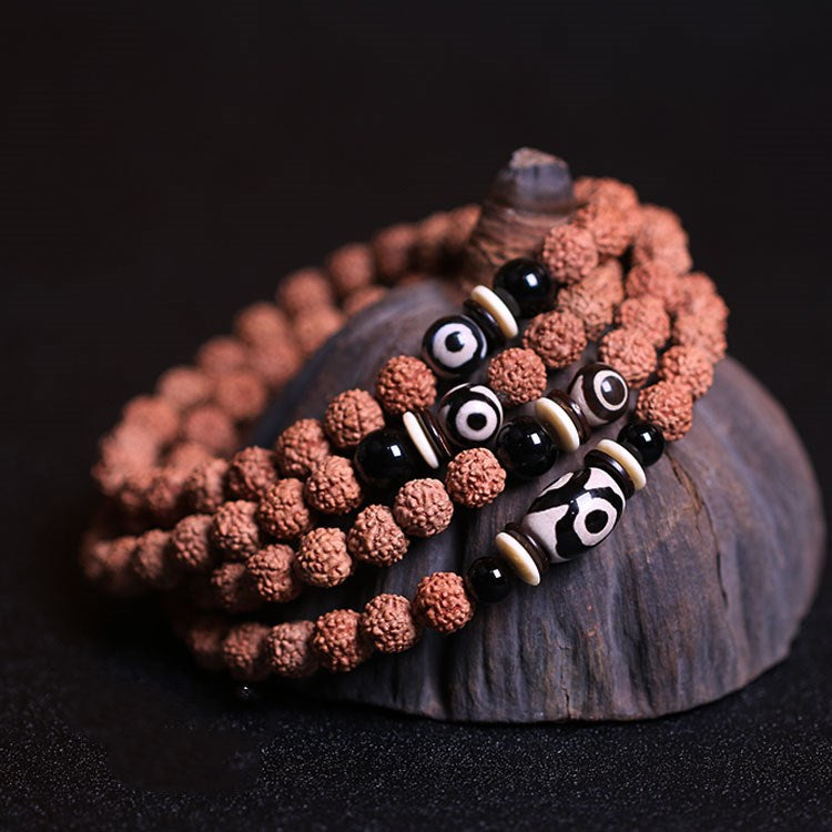 Five-Petal Buddhist Bead Bracelet