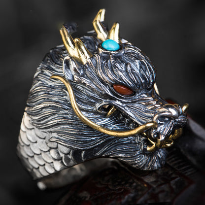 Handmade Dragon Ring Unisex