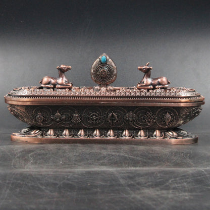 Antique Tibetan Style Ceramic Incense Burner