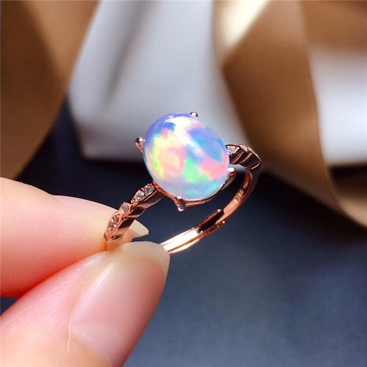 Colorful Opal Ring For Women