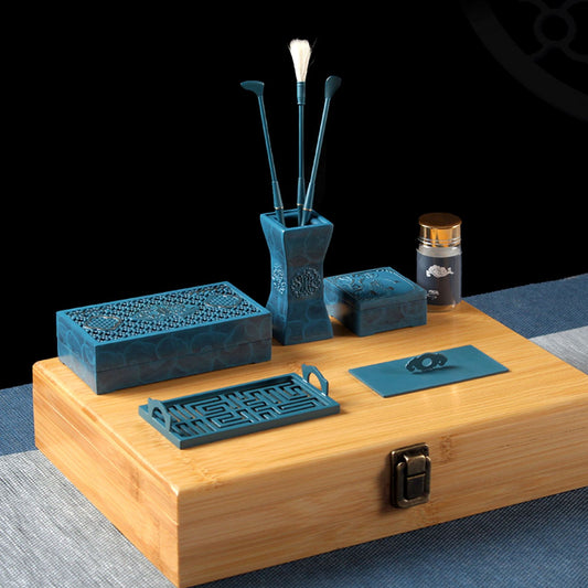 Pure Blue Copper Incense Utensils