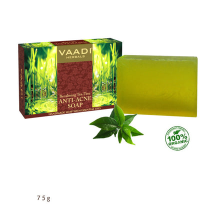 Vaadi Savon à l'Huile Essentielle d'Arbre à Thé Bio 75g