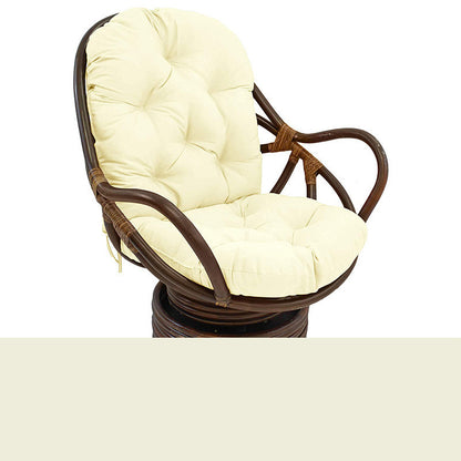 Swivel Rattan Chair Rainproof Polyester Seat Cushion