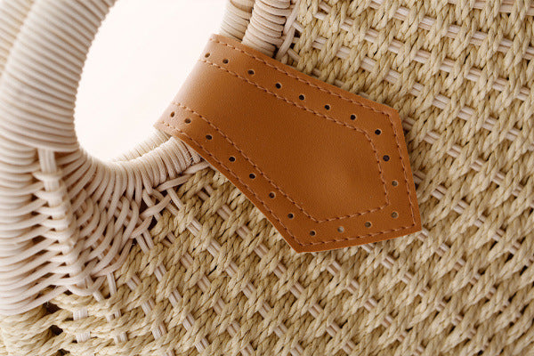 Rattan-Handtasche