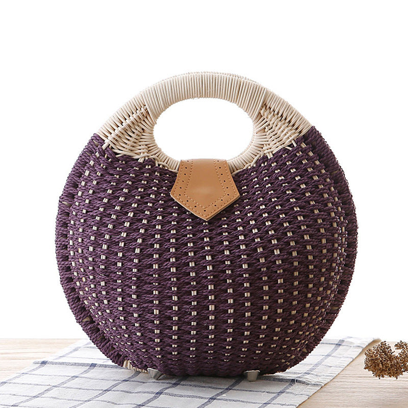 Rattan-Handtasche