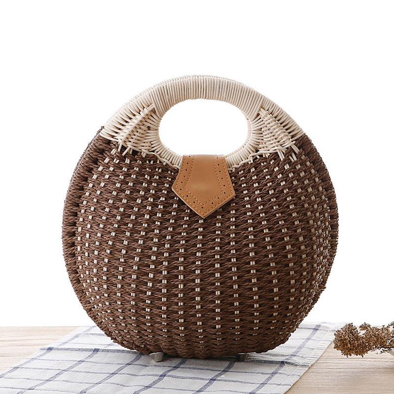 Rattan-Handtasche