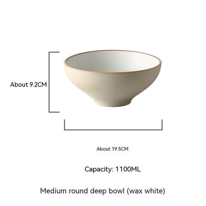Porcelain Creative Deep Bowl