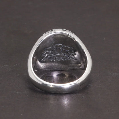 925 Sterling Silver Lotus Ring For Men