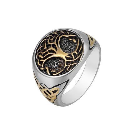 Viking Tree Of Life Men's Ring