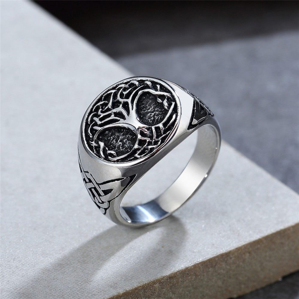 Viking Tree Of Life Men's Ring