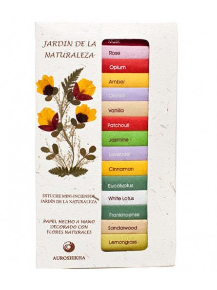 Auroshikha Mini-Incense Garden Of Nature 15 Fragrances